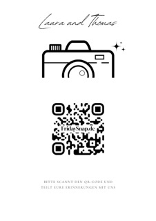 QR-Code Template 4 black and white